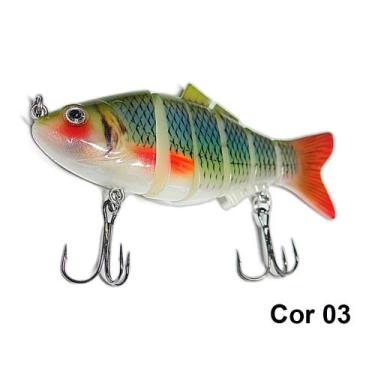 Imagem de Isca Artificial Articulada Lambari 6 Segmentos - Deyu, Cor 61-03
