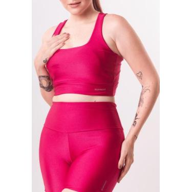Imagem de Top Nadador Duplo - Respire Fit, P, Cereja