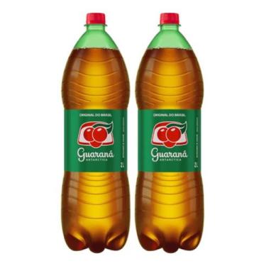 Imagem de Kit C/2 Refrigerante Antarctica Guaraná 2 Litros