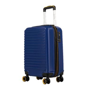 Imagem de Mala Bordo 10 kg Viagem Racer Abs Rodas 360º Tsa Sestini, Azul