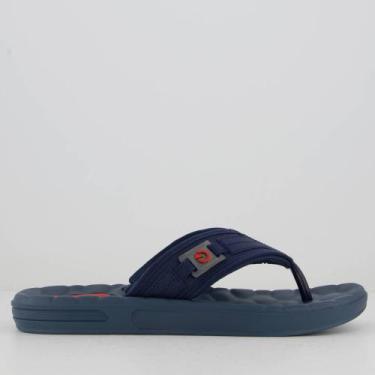 Imagem de Chinelo masculino catargo Ageu massageador original - Cartago, Azul, 4