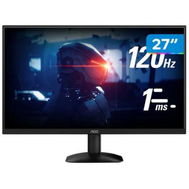 Imagem de Monitor Gamer AOC 27", Full HD, 120Hz, 1ms, IPS, Adaptive-Sync, HDR 10