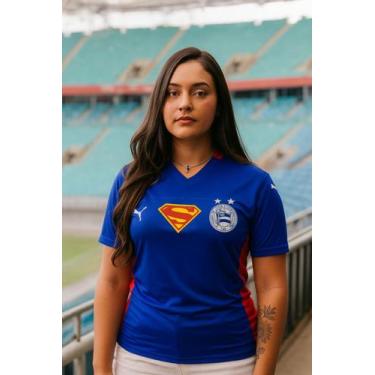 Imagem de Camisa Bahia 25/26 Feminina Lançamento Baby Look Versão Torcedor - Fut