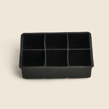 Imagem de Forma para Gelo Snow Silicone Preto para 6 Cubos ACASA - ACASA