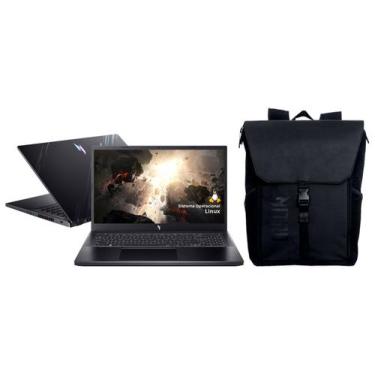 Imagem de Notebook Gamer Acer i5 15,6 512GB SSD 16GB RAM  - Linux RTX 3050 6GB +