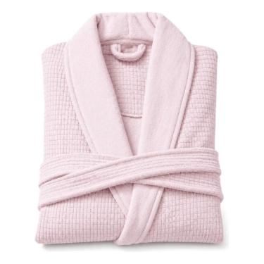 Imagem de Roupão Toque Aveludado Com Manga Longa D`Luxe G - Rose Parisi