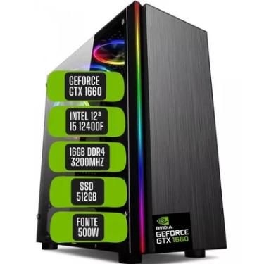 Imagem de PC Gamer Skill Win Intel 12ª Geração Core i5 12400f 16gb Ddr4 Placa De Vídeo Geforce Gtx 1660 Ti 6gb SSD 512gb Stl-056