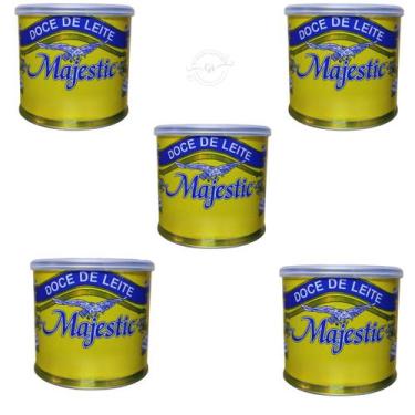 Imagem de Kit c/5 unid doce de leite mineiro majestic 855g
