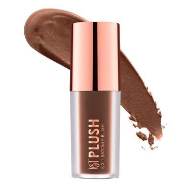 Imagem de Bruna Tavares Plush Olive 3x1 - Batom Blush e Sombra