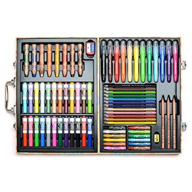 Imagem de Disney caixa de presente personalizada para colorir óleo pastel caneta aquarela 77 peças