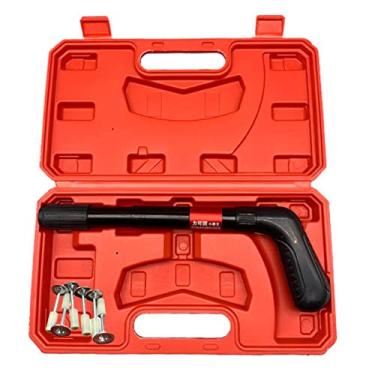 Imagem de Kit de ferramentas de pregos para tiro, mini kit de ferramentas de pregos para tiro, artefato de teto, ferramentas de parede para tiro com 200 pregos para trabalho doméstico ou ferramenta de economia de trabalho "faça você mesmo"