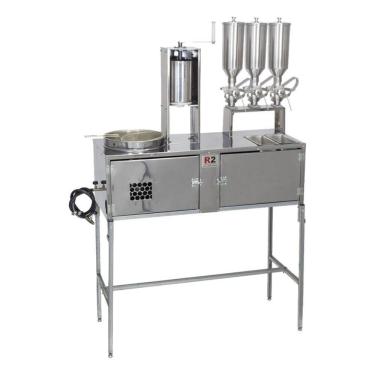 Imagem de Mesa de Churros R2 com Masseira Fuso e 3 Doceiras R0004-6