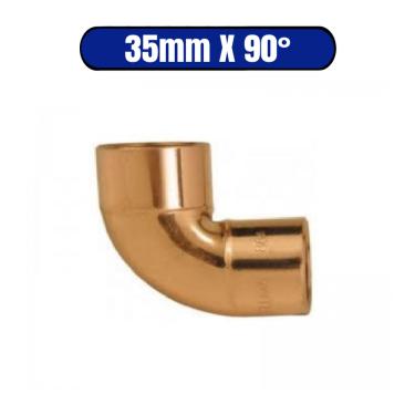 Imagem de Cobre Joelho 35mm X 90° Com Anel - ELUMA (109908)