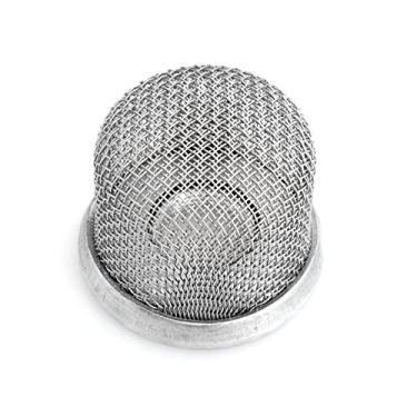 Imagem de heyous Filtro de entrada de bomba de aço inoxidável pulverizador filtro de entrada de sucção mangueira de admissão de tela dupla com rosca NPT de 3/4 polegadas