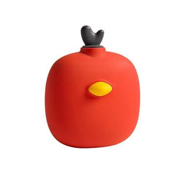 Imagem de AINAD Aquecedor de mãos de silicone bolsa de água quente à prova de vazamento fofo vermelho em forma de pintinho quente bebê