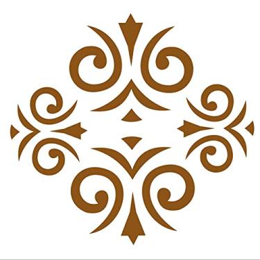 Imagem de Stencil de Acetato para Pintura OPA Simples 10 x 10 cm - 775 Brasão Cortiça