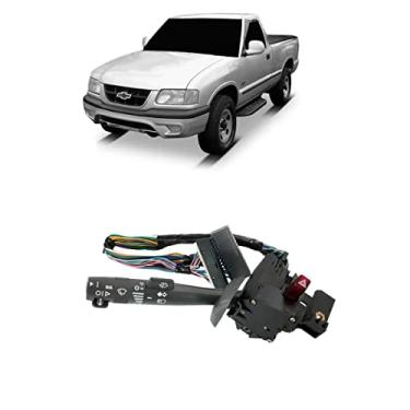 Imagem de Chave Seta Blazer S10 Ate 2000 Silverado 1997 Em Diante Farol Alto Baixo Com Retorno Automatico Comutacao Lampejo Farol Pisca Alerta Limpador para-brisa Com Ajuste Linear Referencia 26051075