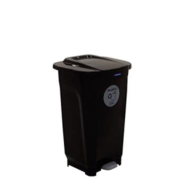 Imagem de Lixeira Tramontina T-Force Coleta Seletiva Orgânico em Polipropileno Marrom 50 L