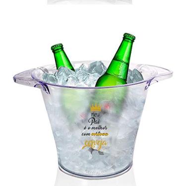 Imagem de Balde de Gelo Personalizado para Dia dos Pais com Cerveja