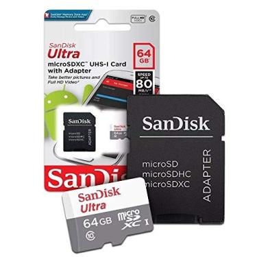Imagem de Cartao Memoria Sandisk Micro Sd 80mb/s 64gb Galaxy J5 J7