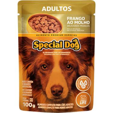 Imagem de Ração Úmida Special Dog Sachê Frango para Cães Adultos - 100 g