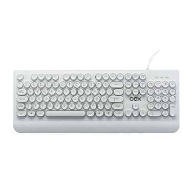 Imagem de Teclado Com Fio Oex Tc401 Pop In Apoio De Punho-Unissex