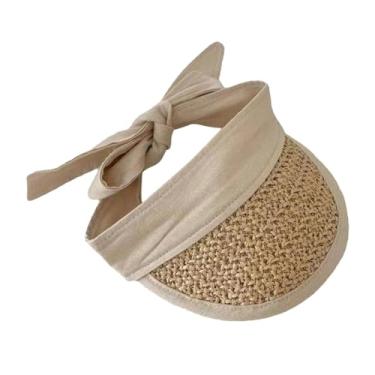 Imagem de Generic Boné de beisebol com viseira para animais de estimação, proteção solar ajustável para animais de estimação, chapéu de verão para dirigir viagens de, Bege