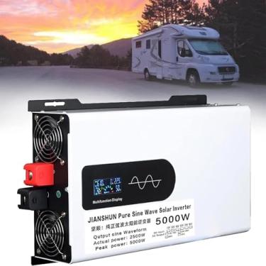 Imagem de Inversor de energia de onda senoidal pura 5000w/6000w/8000w/10000w/12000w 12v/24v/48v/60v/72v/96v para 110v/220v carregador ac, inversor solar de baixa frequência fora da rede, 5000w, 96vto2