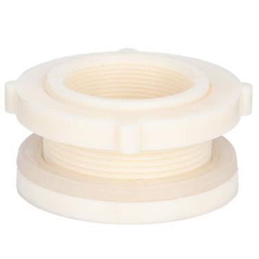 Imagem de Adaptador de encaixe de tanque de anteparo ABS de torre de água de 2 polegadas, adaptador de conector de tanque de água de plástico com encaixe de anteparo com plugues para
