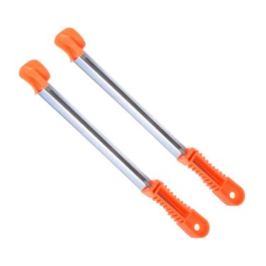 Imagem de CoCud Arquivo de motosserra, 11/64" (4,5 mm), limas de afiador redondo de aço cromado com alça de guia de afiação antiderrapante - (Aplicações: para motosserras de afiação), 2 peças