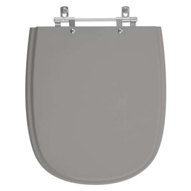 Imagem de Tampa de Privada em Mdf Donna Cinza Escuro para bacia Santamarina