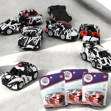 Imagem de Kit 15 Carrinhos de Brinquedo Miniatura, Carros de Fricção Metal Corrida, Dia das Crianças Menino, Coleção