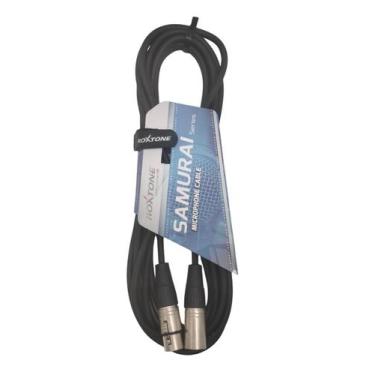 Imagem de Cabo 5 Metros Xlr Macho + Xlr Femêa Roxtone Smxx200L5