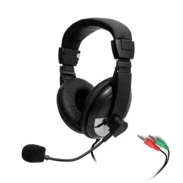 Imagem de Fone De Ouvido Para Pc Notebook Headset com Microfone P2 Duplo KP-320 
