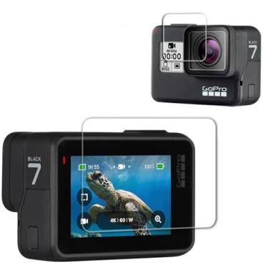 Imagem de Kepuch 2 Pacotes Vidro Temperado Protetor de Tela para GoPro Hero 7 Silver/Hero 7 White