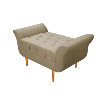 Imagem de Recamier Estofado Ari 90 cm Solteiro Corano Bege - Amarena Móveis