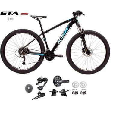 Imagem de Bicicleta Aro 29 KSW XLT Kit 2x9 Gta Sunrun Freio Disco K7 11/36 Pediv