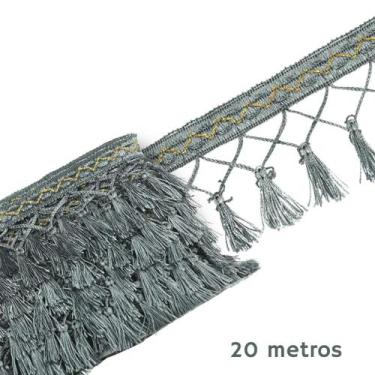 Imagem de Pingente De Seda Tassel - Fita- Cinza Escuro - Nº: 307 C/20M- Nybc