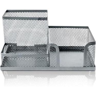 Imagem de Organizador De Mesa Aramado Prata Keep - El090 - Multi - MULTI(KEEP)
