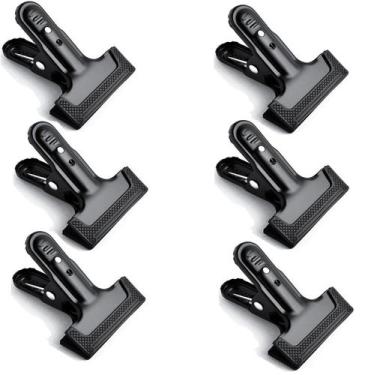 Imagem de Kit6 Clipe Pregador Garra Pinça Presilha Grampo Segura Fundo - Save Sh