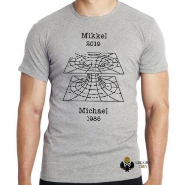 Imagem de Camiseta  Dark Mikkel Michael Blusa criança infantil juvenil adulto ca