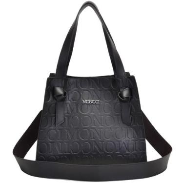 Imagem de Bolsa saco feminina alça tiracolo media detalhe no dia a dia trabalho 