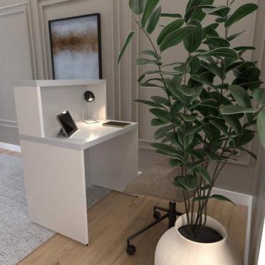 Imagem de Balcão de Atendimento para Recepção - Pequeno 80cm de Largura - Bramov