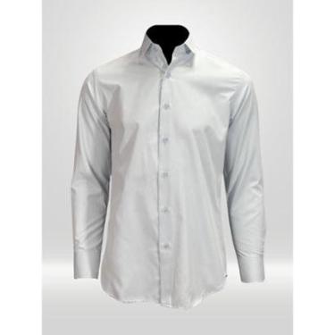 Imagem de Camisa Masculina Social Manga Longa Branca-Masculino