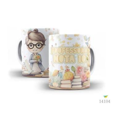 Imagem de Caneca dia dos professores floral 17 - LiveSub