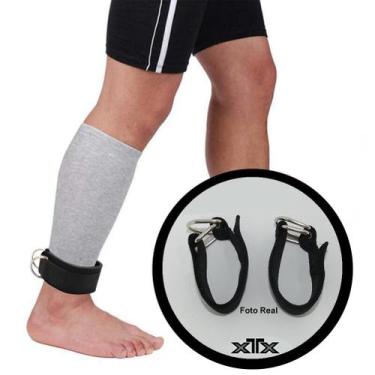 Imagem de Caneleira Tornozeleira Polia Puxador Gluteo Cross Over Par - Xtx Sport