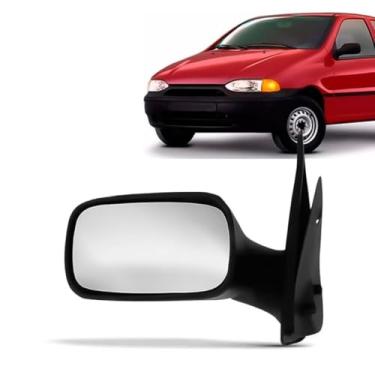 Imagem de Retrovisor Palio Weekend Siena 1996 a 2000 Plano Esquerdo Sem Controle Completo
