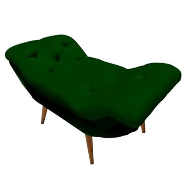 Imagem de Recamier Sofá Calçadeira 1 M Realeza (Suede Verde Musgo)