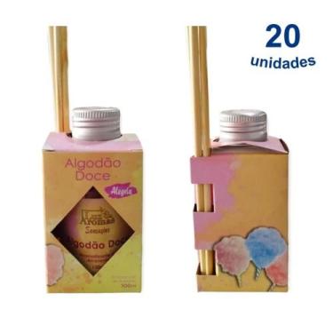 Imagem de Kit 20 Aromatizador de Ambiente 100ml Difusor Vareta Perfumado Cheiros