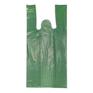 Imagem de Sacola Reciclada Verde 5KG - RENOVAPLAST, 50x70